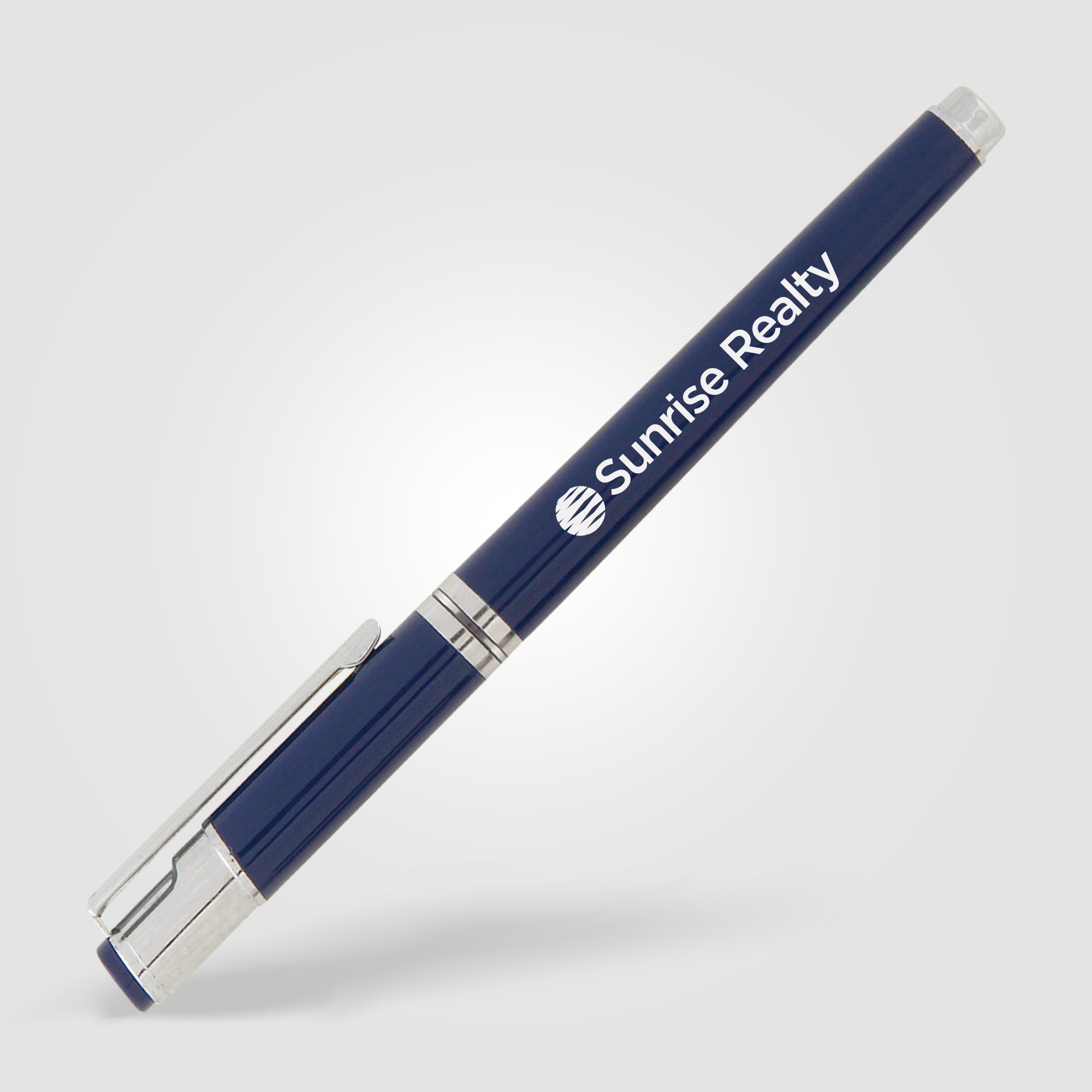 Stylo capuchon publicitaire Dylan Bleu marine 295C